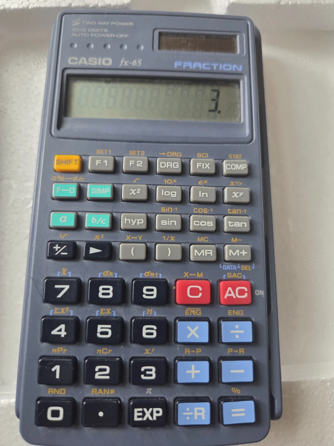 Casio fx-65 Fraction Calculator - photo 3