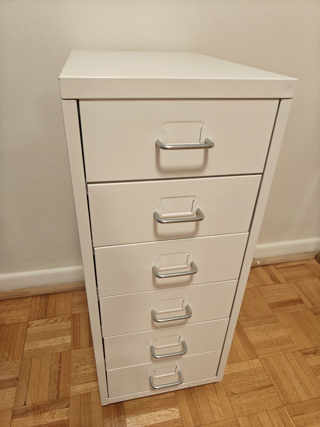 Ikea Helmer Metal Drawer Unit on Casters