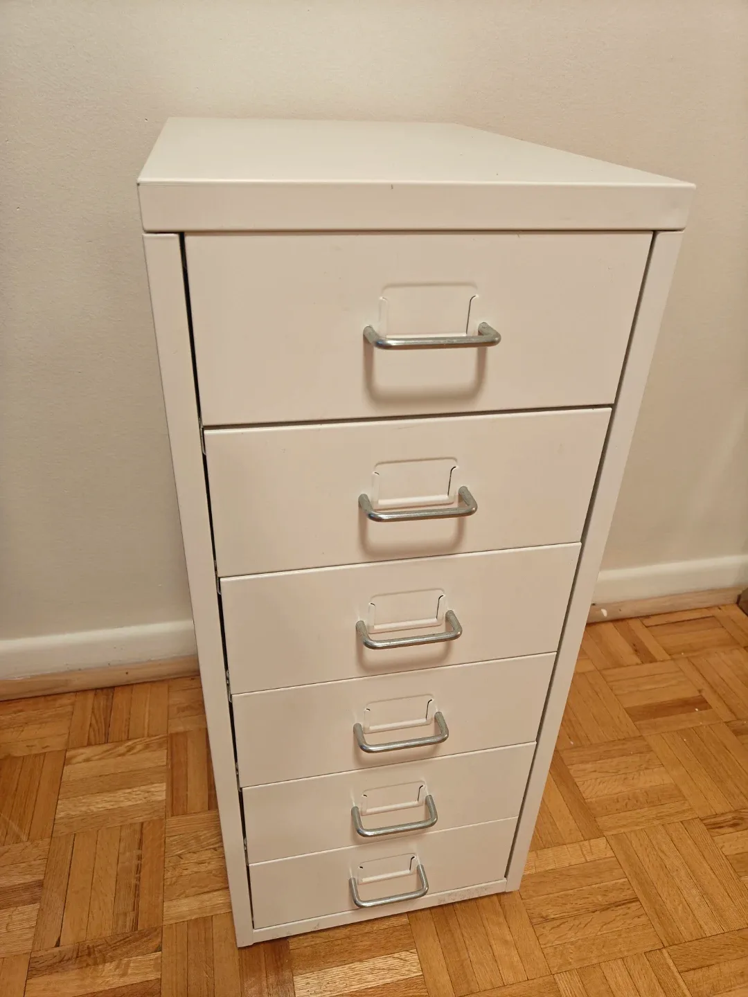 Ikea Helmer Metal Drawer Unit on Casters