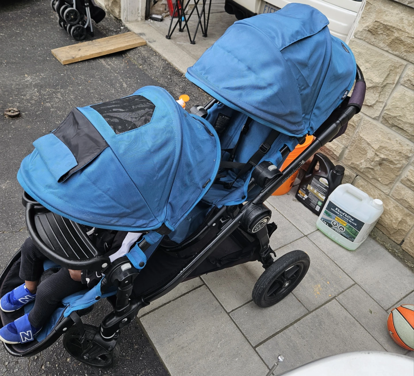 Baby Jogger City Select Double Stroller - Blue - photo 3