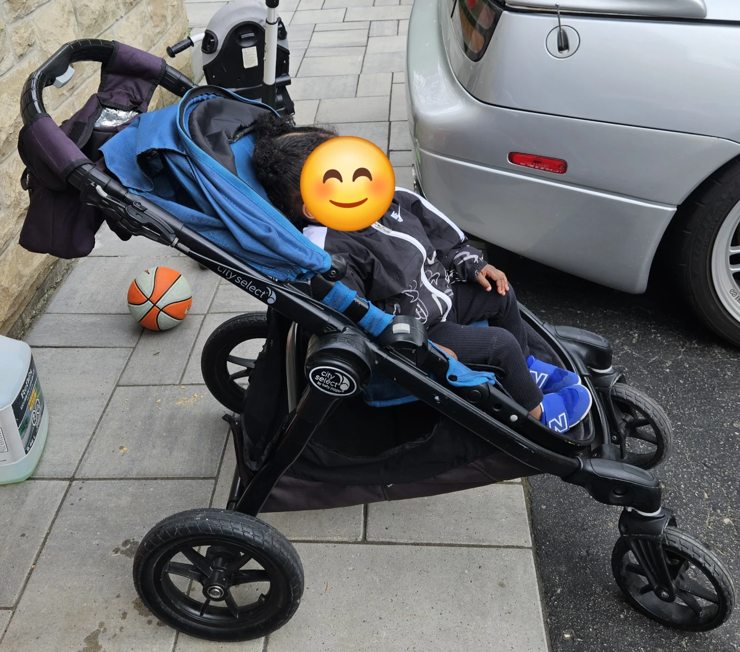Baby Jogger City Select Double Stroller - Blue - photo 5