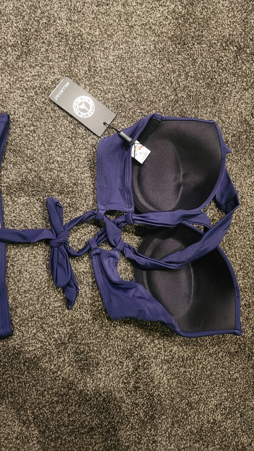 RELECIGA Navy Blue Bikini Set - Size S - photo 4