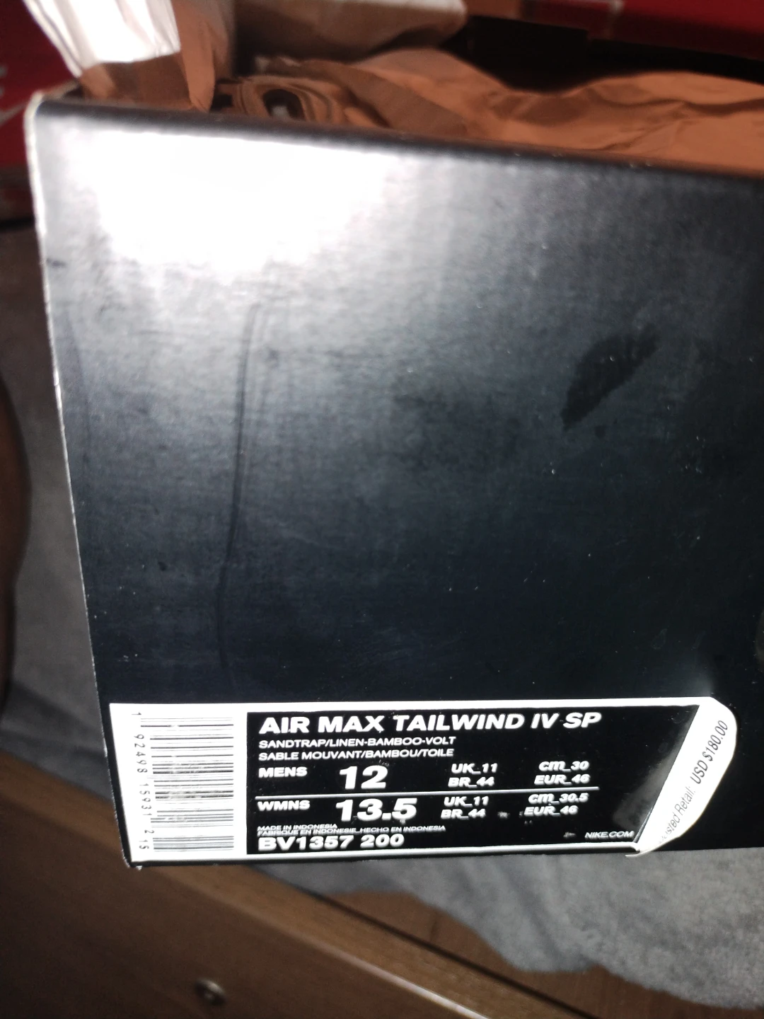 Nike Air Max Tailwind IV SP "Sandtrap/Linen" Men's Shoes - photo 2