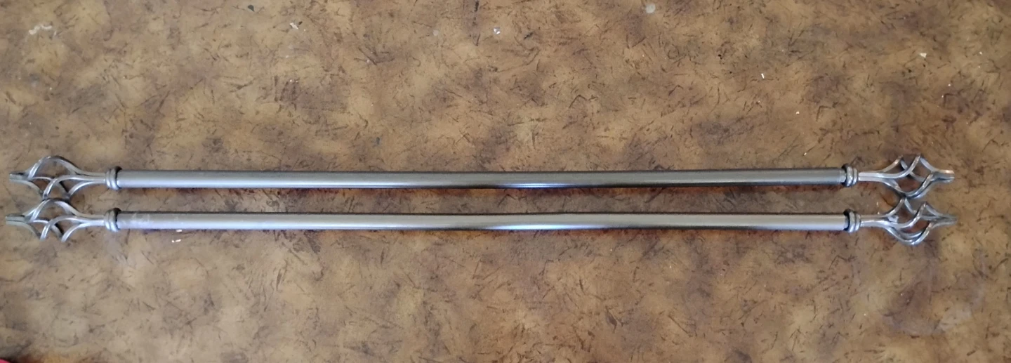 2 Curtain Rods
