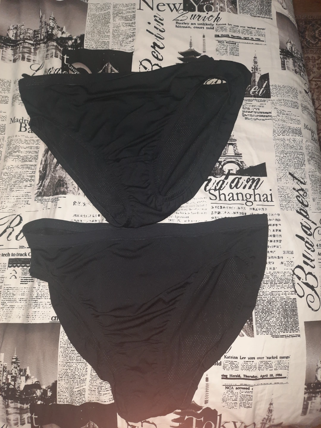 bikini-style undergarments pick up in st.albert
