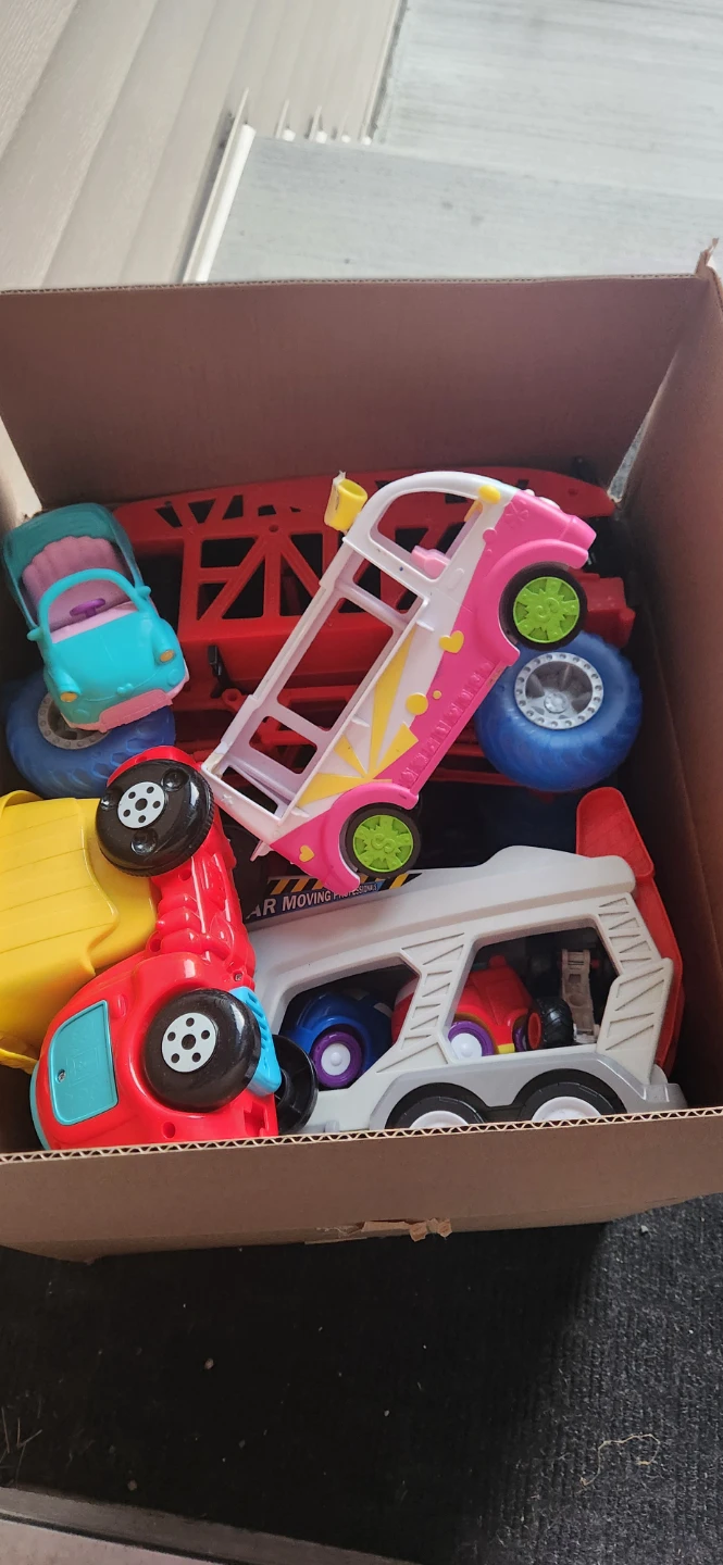 Toy Car Carrier and Cars Set