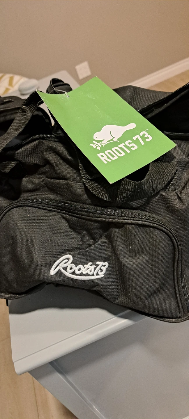 Roots 73 Black Duffle Bag