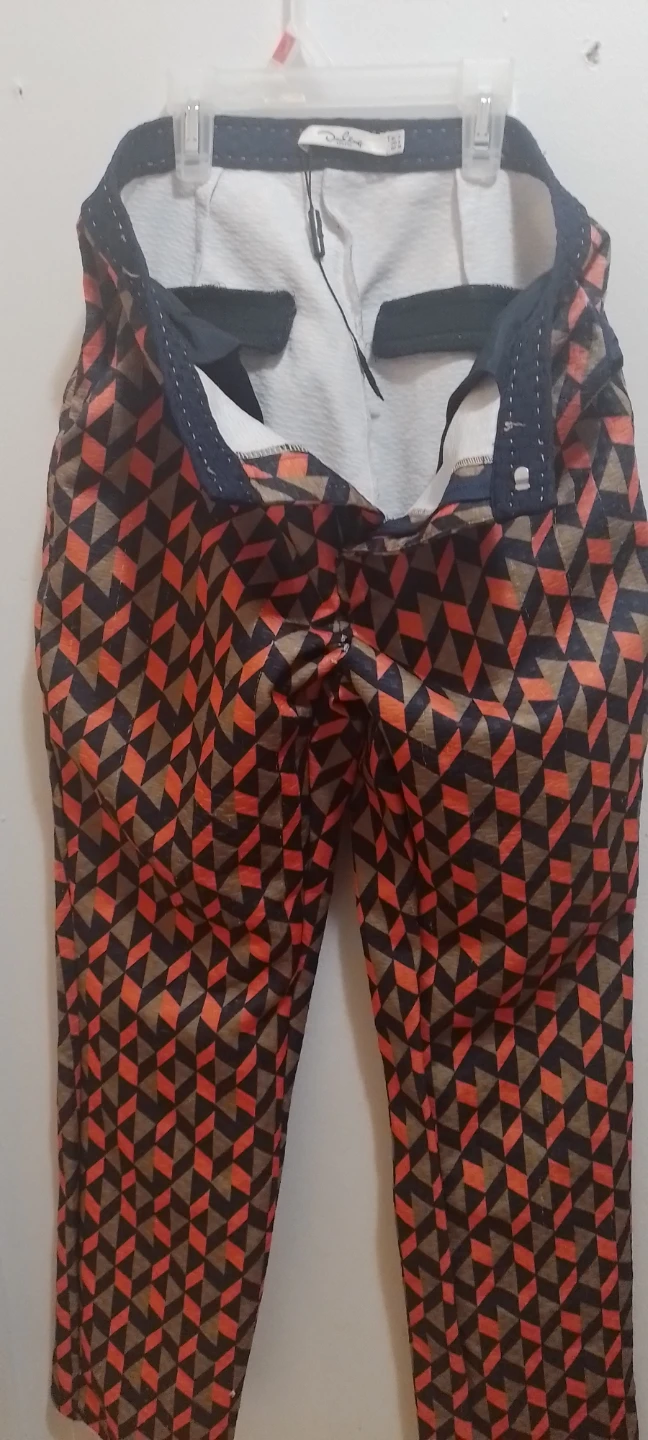 Darling London Geometric Print Trousers Size 10 - photo 3