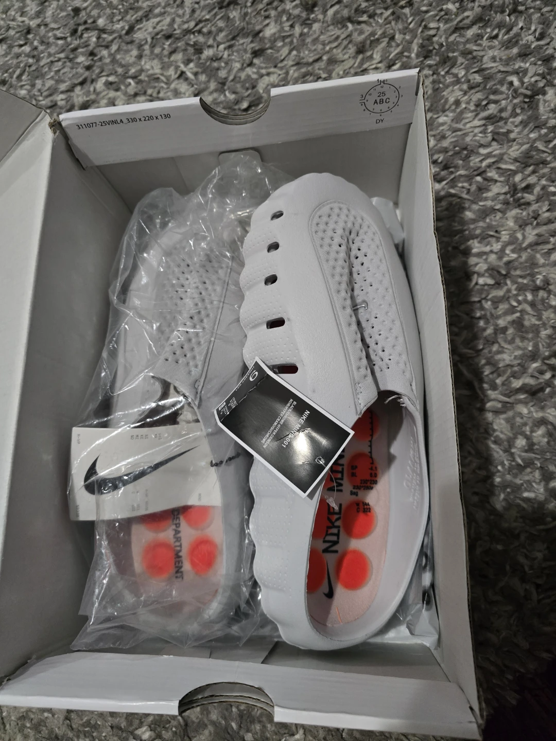 Nike Mind 001 gray Sandals - photo 4