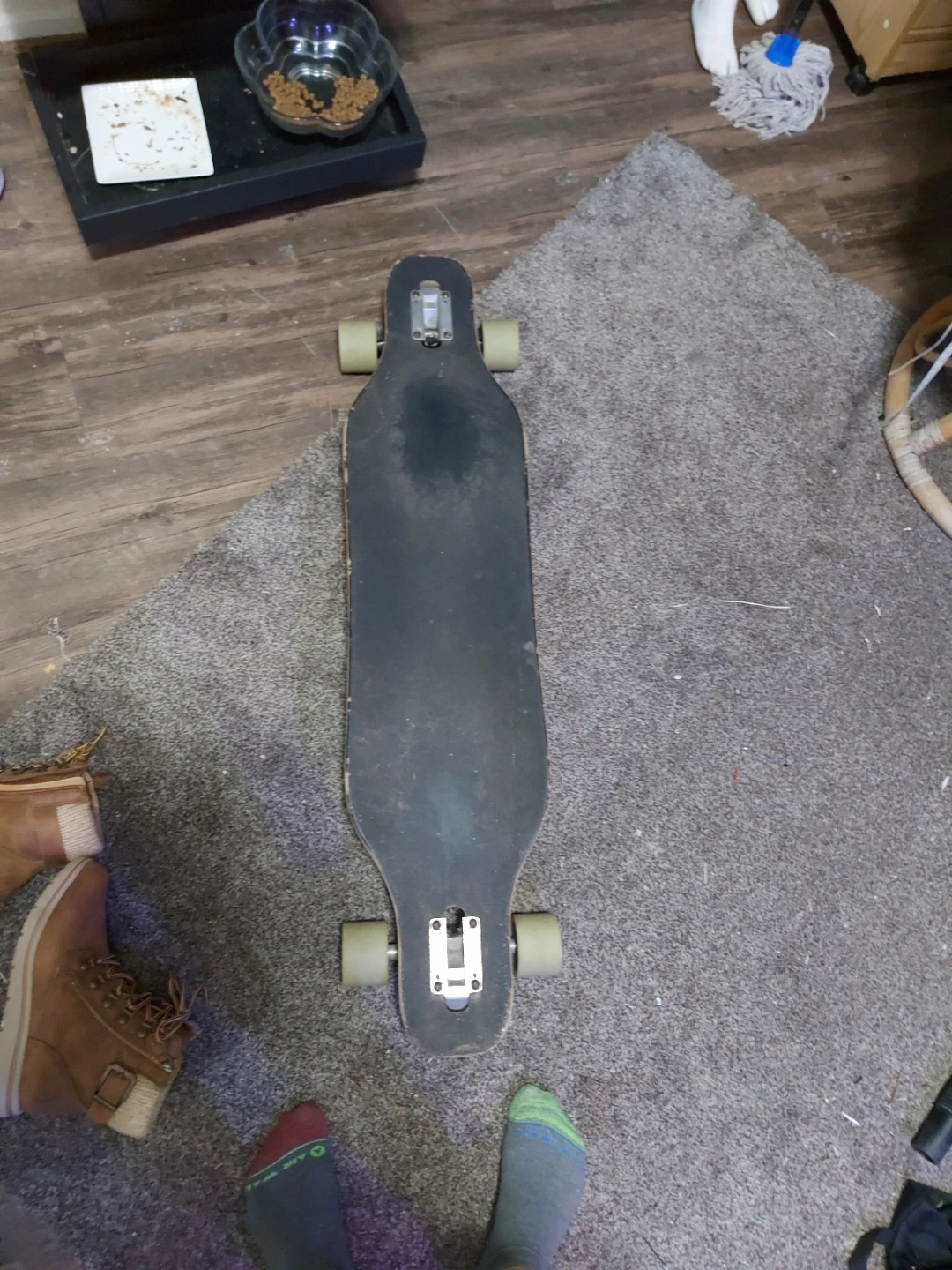 Longboard Skateboard with Lion Graphic - photo 2