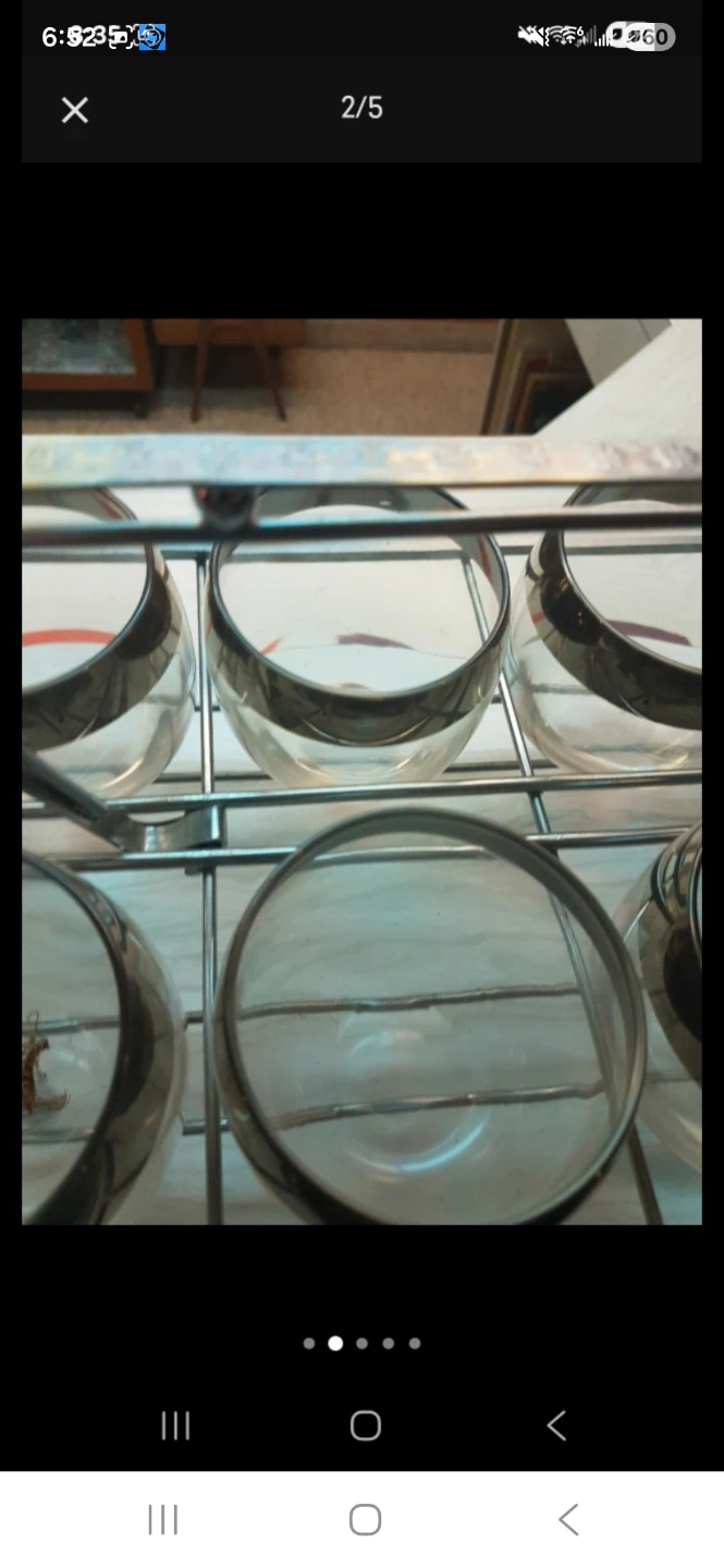 Set of 8 Vintage Roly Poly Cocktail Glasses - photo 2