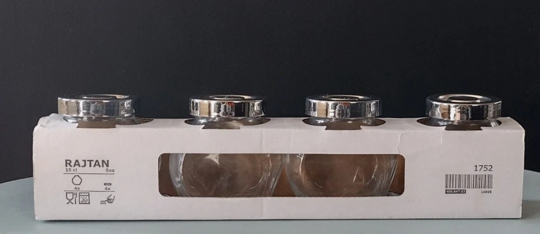 IKEA RAJTAN 8 Glass Jars with Lids - Set of 4 - photo 2