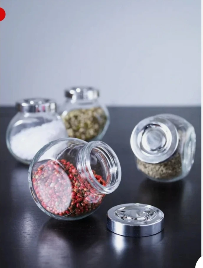 IKEA RAJTAN 8 Glass Jars with Lids - Set of 4 - photo 4