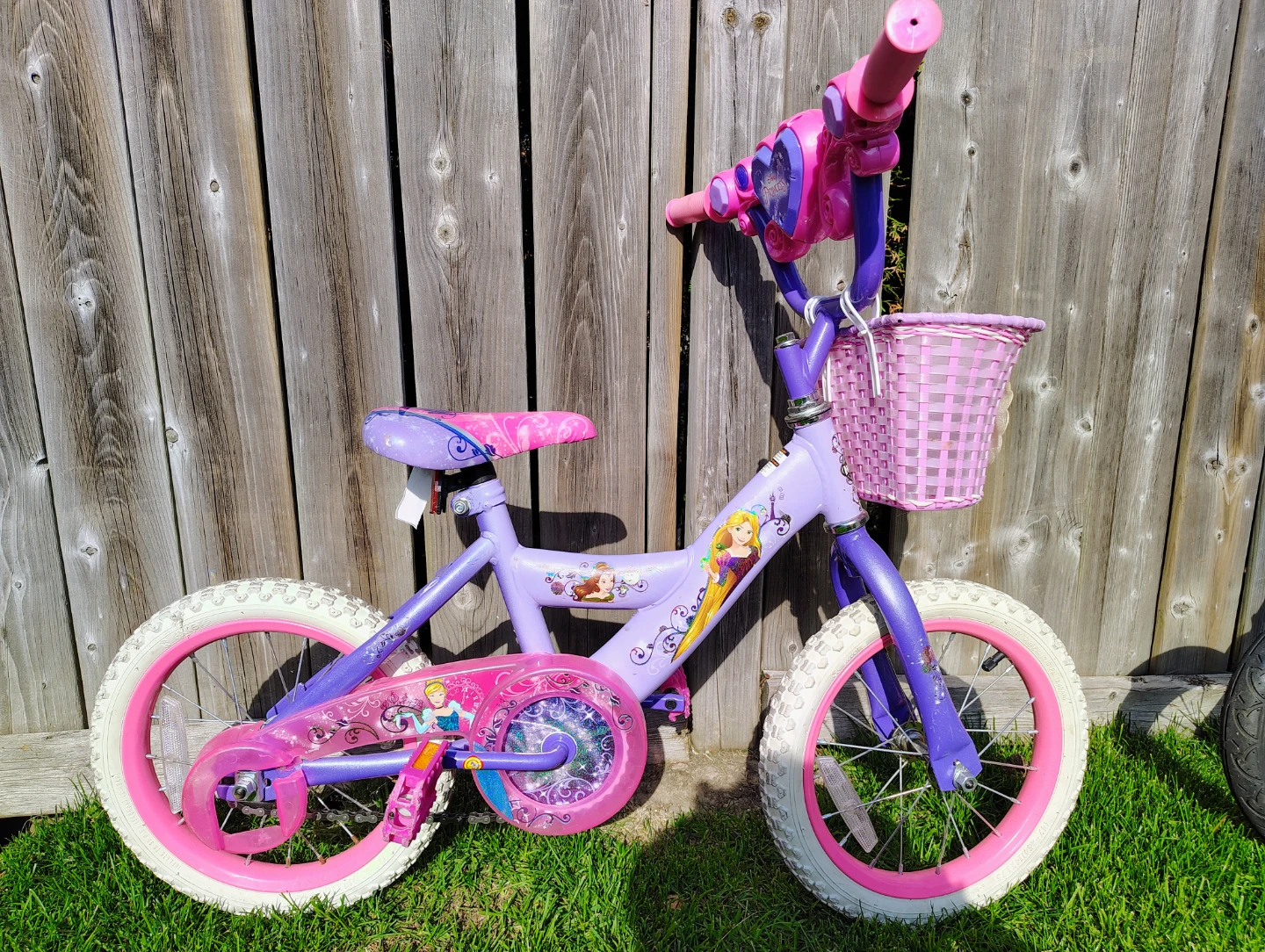 Kids Princess Bike with Basket - photo 2