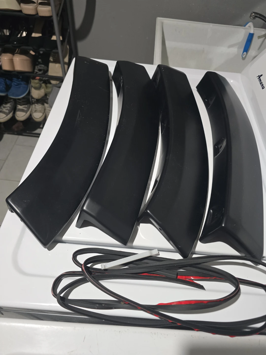 Front and Rear 2019 Dodge ram gender flare extention pieces