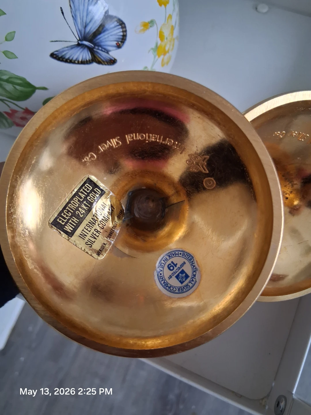 Set of 2 Gold-Plated Candlesticks - photo 5