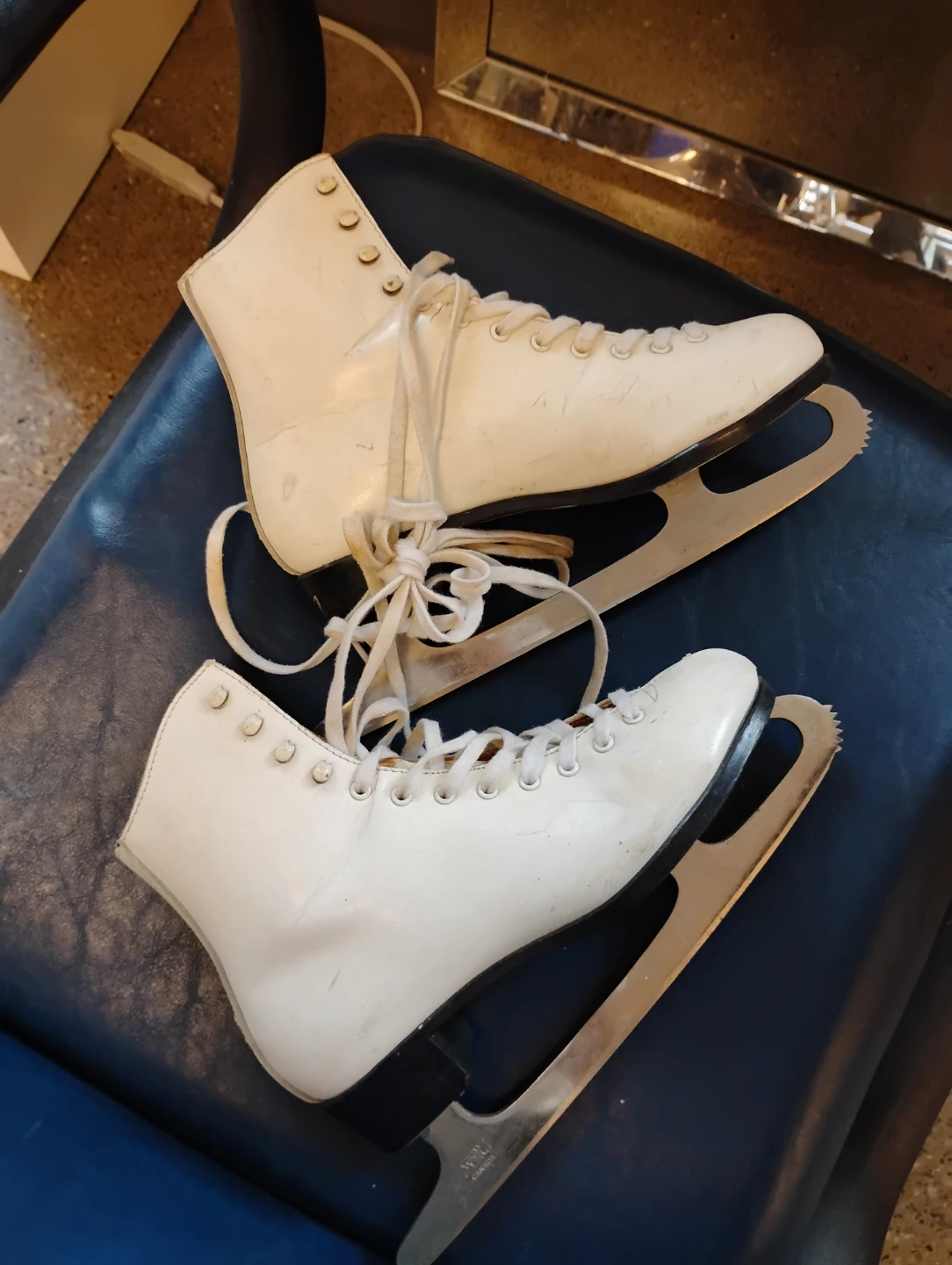 White Figure Skates Size 10