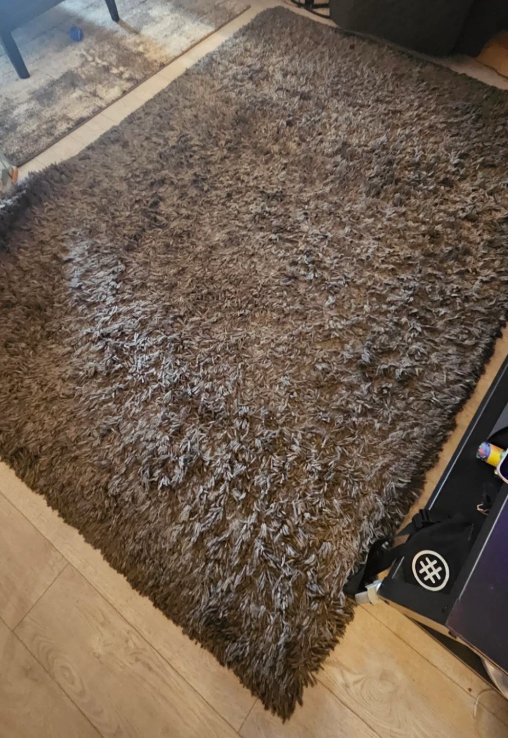 Shaggy Area Rug - Dark Grey