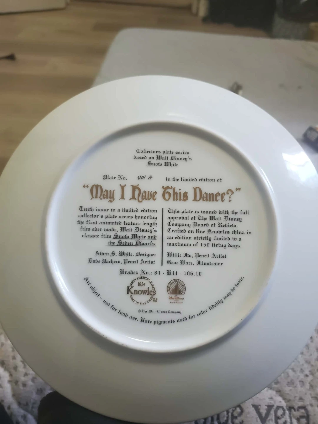 Knowles Collector Disney Princess Plate. - photo 2