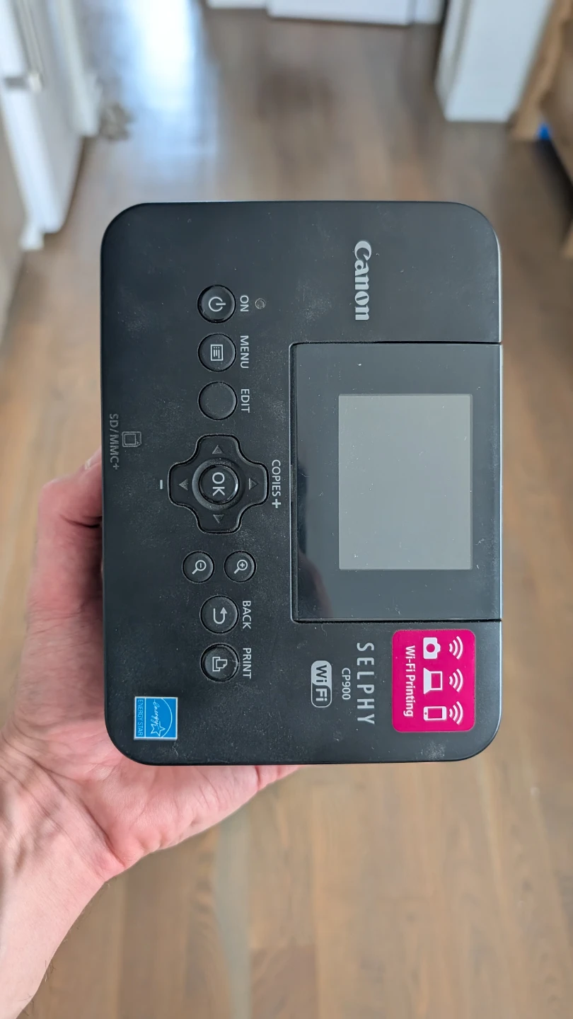 Needs repair: Canon SELPHY CP900 Compact Photo Printer