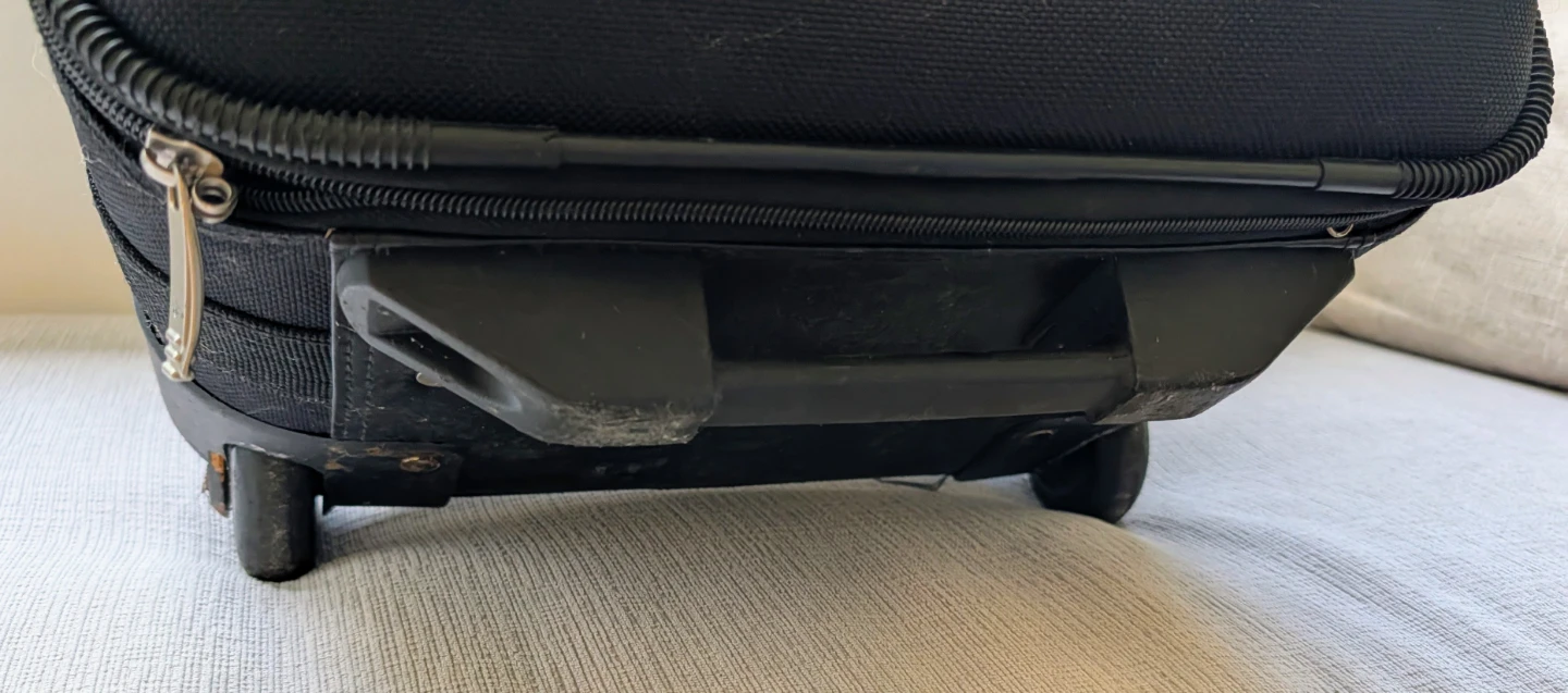 Dockers Black Rolling Carry On Suitcase - photo 2