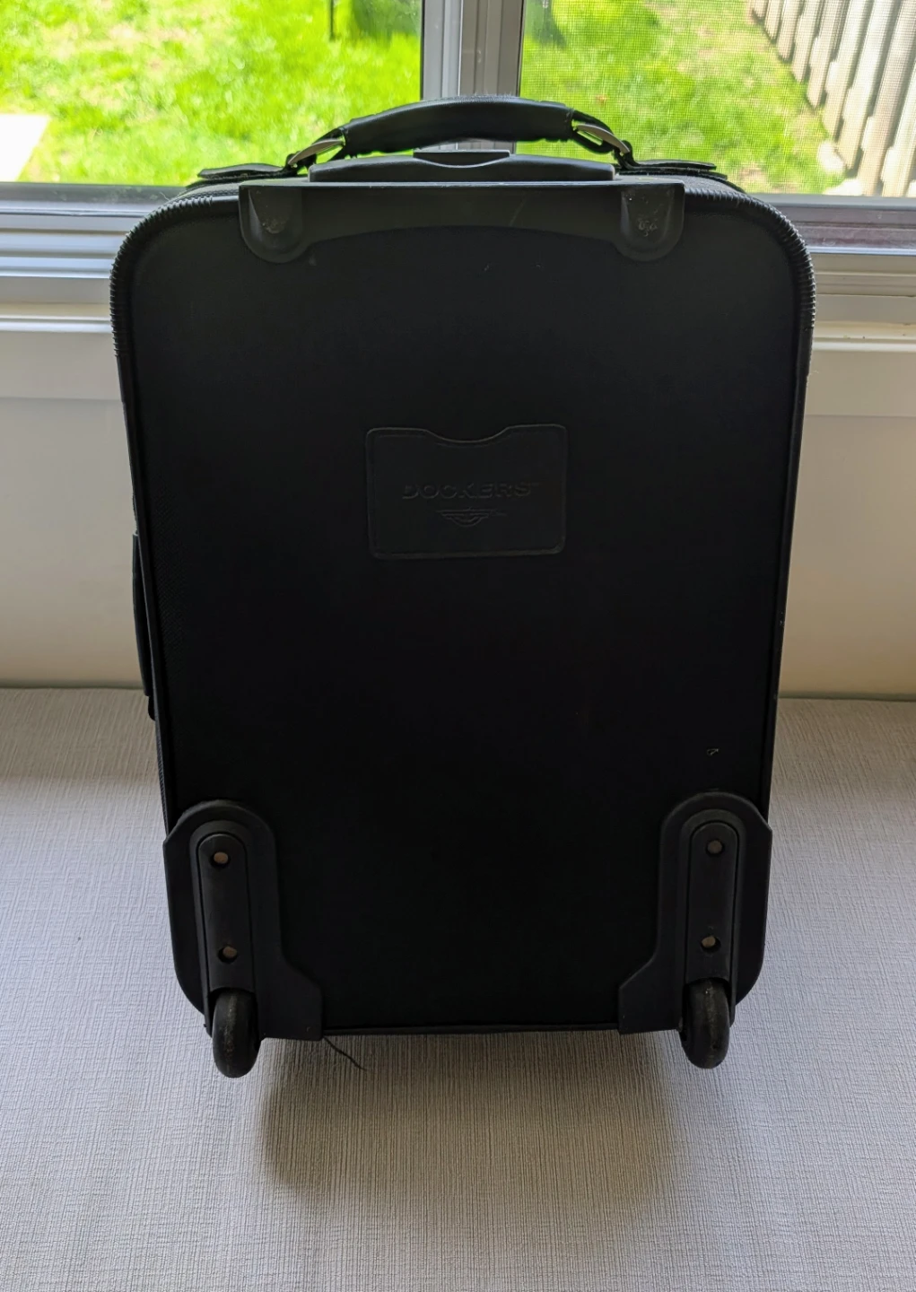 Dockers Black Rolling Carry On Suitcase - photo 3