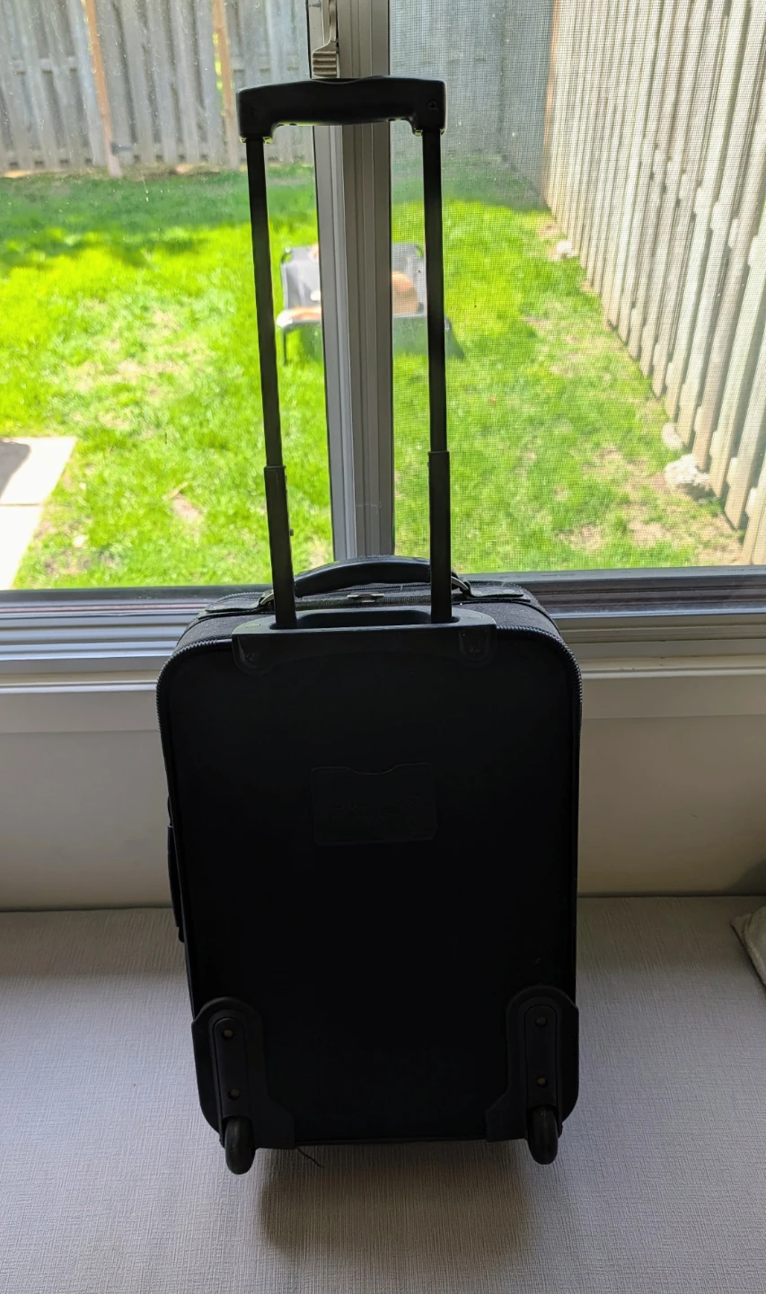Dockers Black Rolling Carry On Suitcase - photo 4