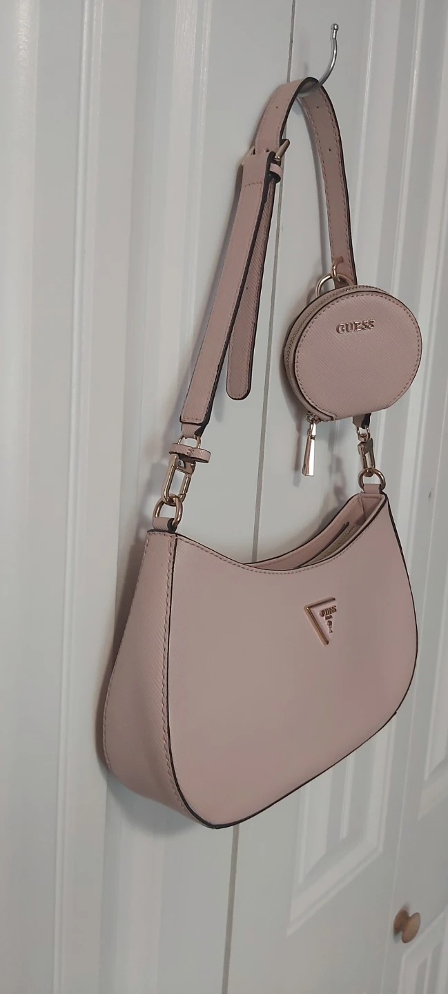Guess Pink Shoulder Bag with Coin Pouch - photo 2