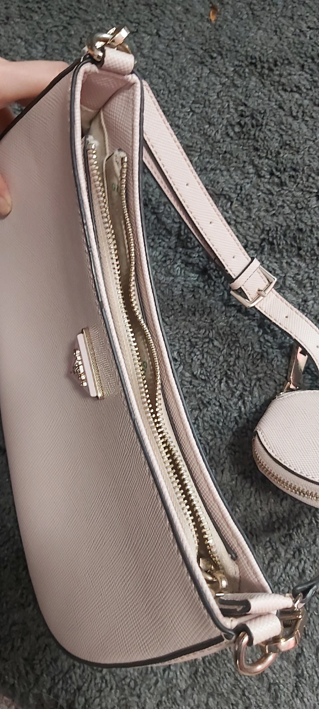 Guess Pink Shoulder Bag with Coin Pouch - photo 5