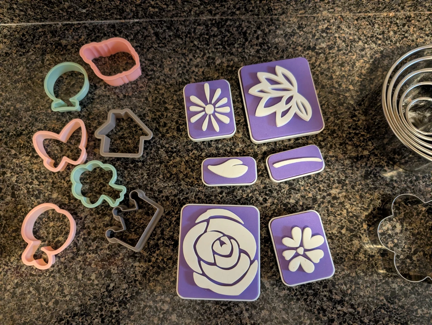 Assorted Cookie Cutters - Flowers, Butterfly, House and More - photo 4