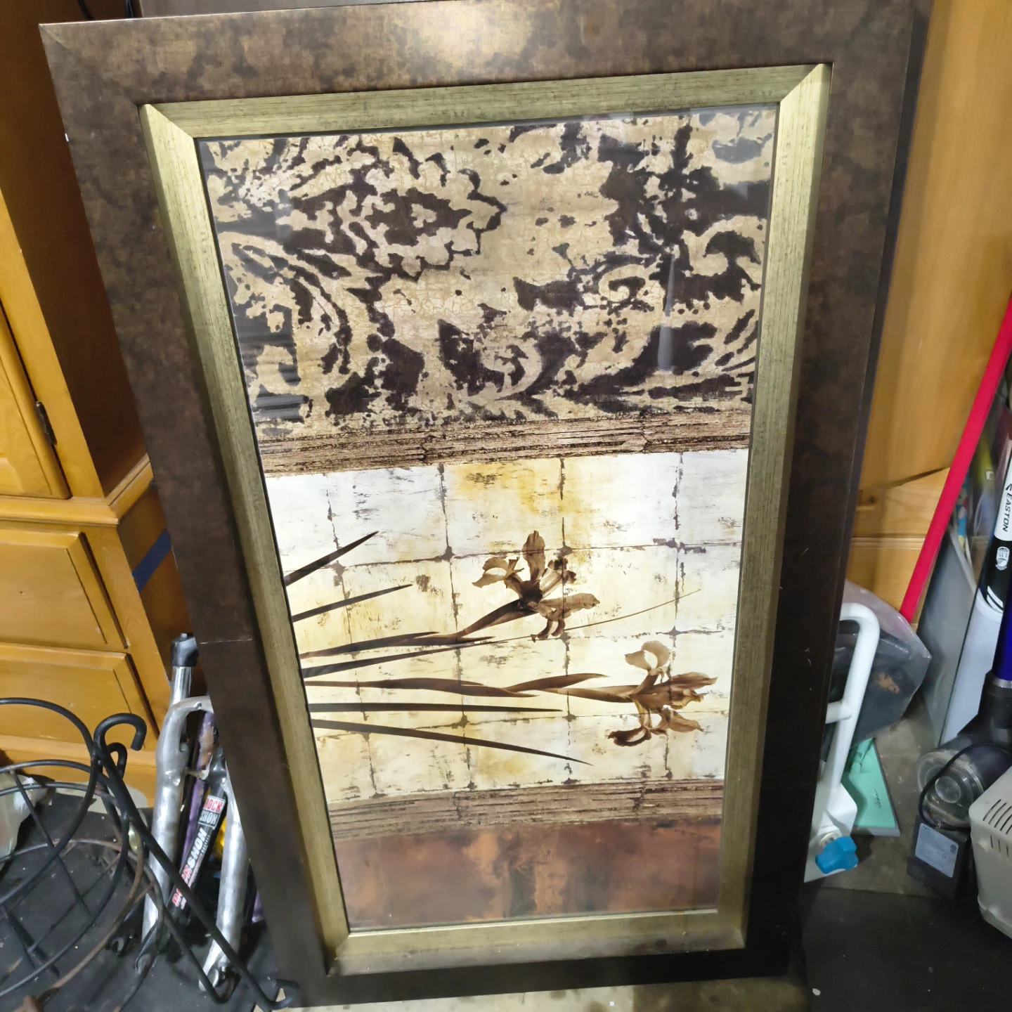 Framed Floral Artwork