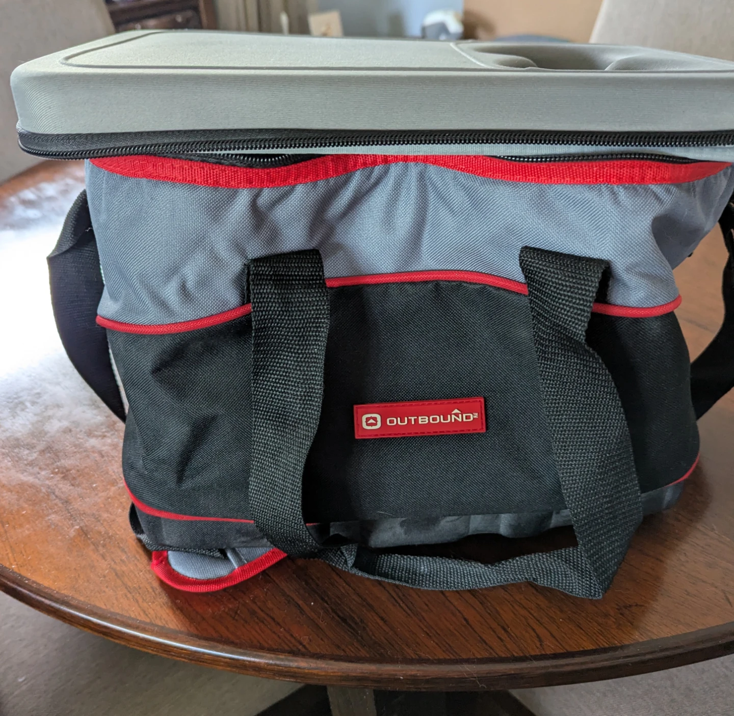 Outbound Cooler Bag with Tray and Cup Holders