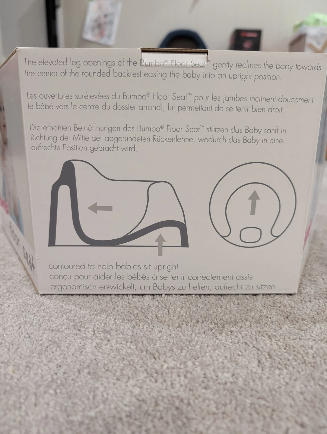 Bumbo Floor Seat for Babies 3-12 Months [NEVER USED] - photo 3