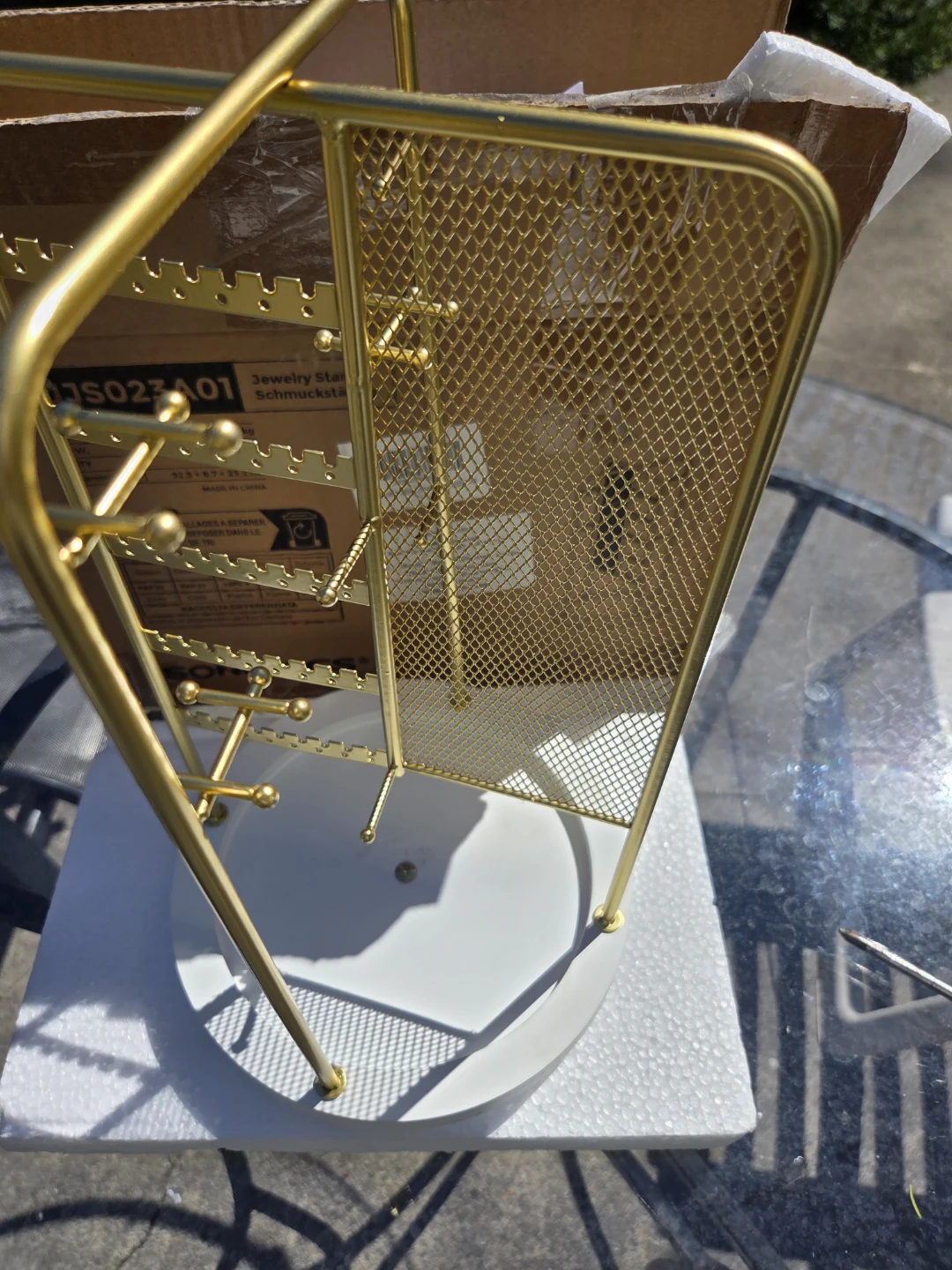 SONGMICS Gold Jewelry Stand - photo 2