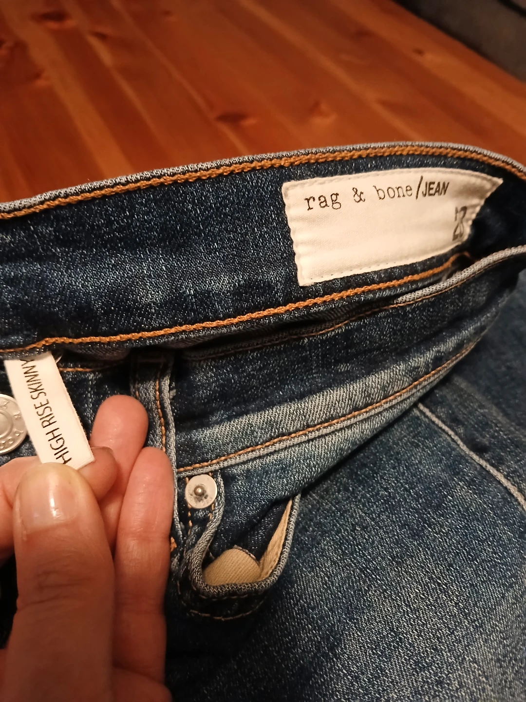 Rag & Bone/JEAN High Rise Skinny Jeans - Size 28 - photo 4