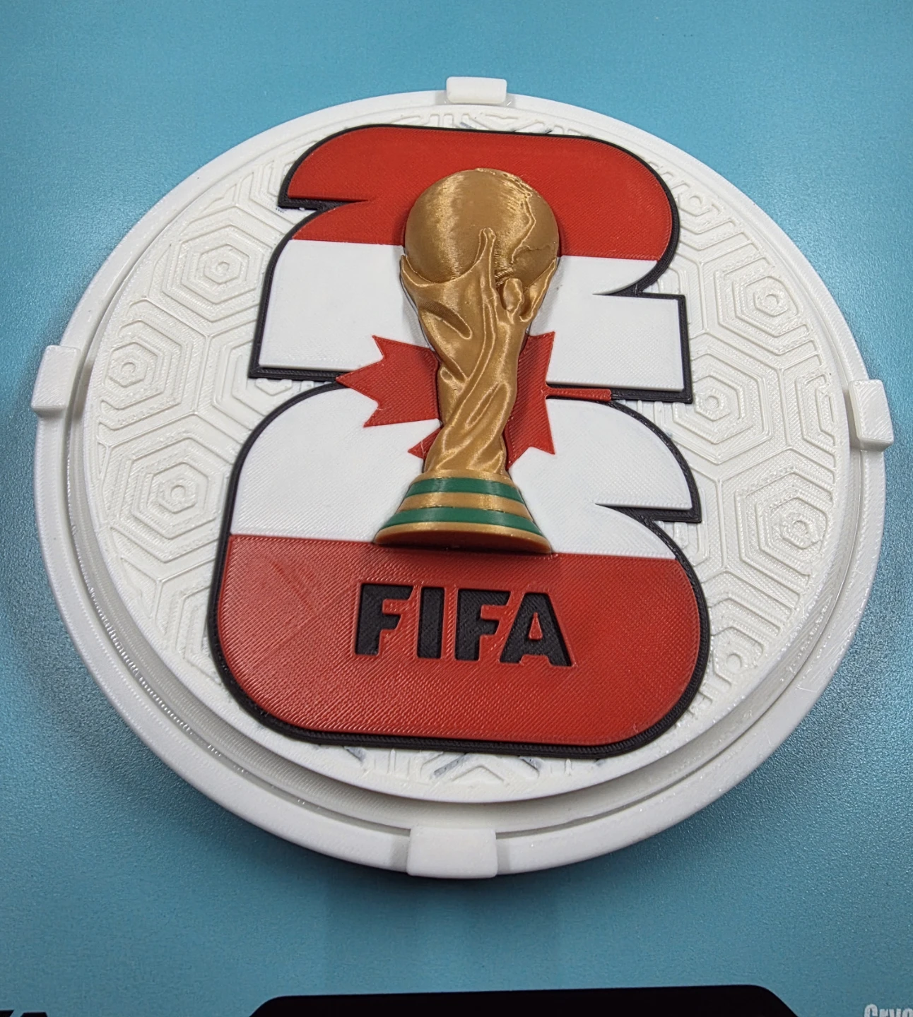 Fifa world cup 3d printed spinner pendants with chain - photo 4