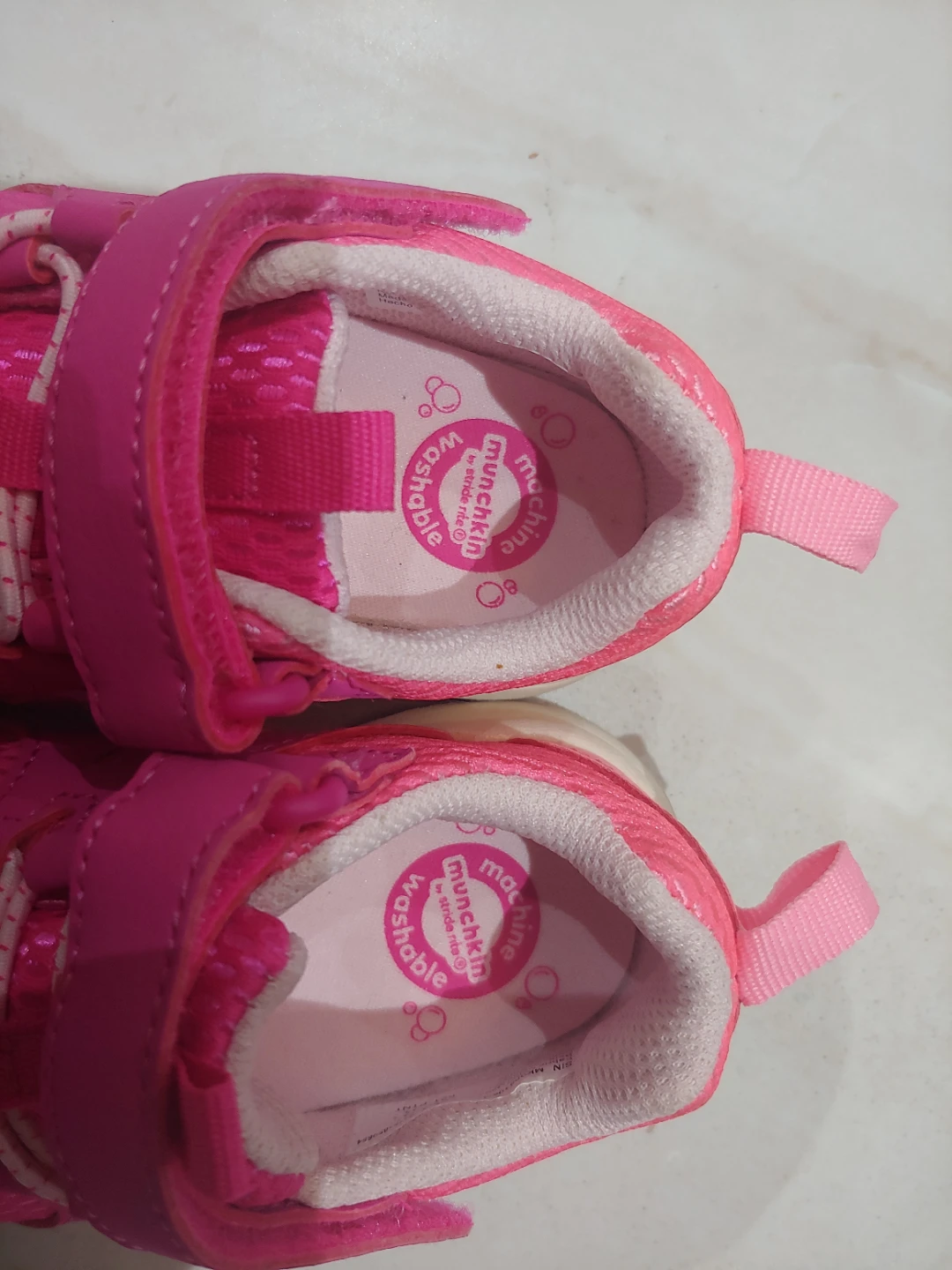 Stride Rite Pink "Munchkin" Sneakers Size 7 toddler - photo 2