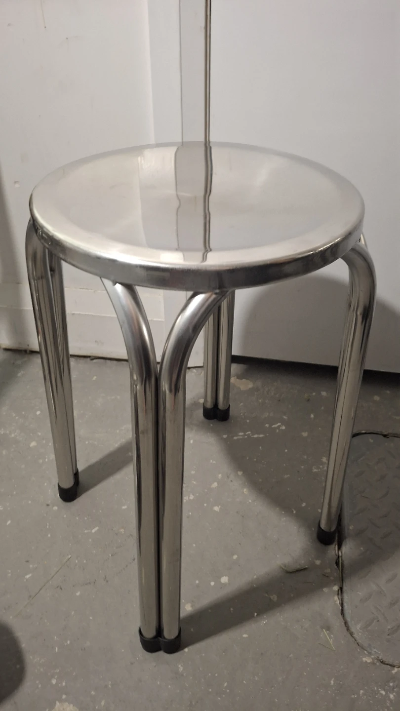 Light Metal Stool - photo 2