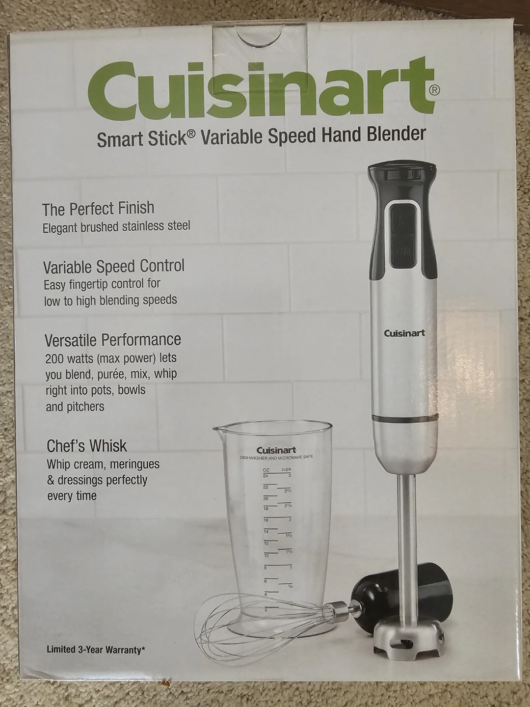 Cuisinart Smart Stick Variable Speed Hand Blender - photo 4