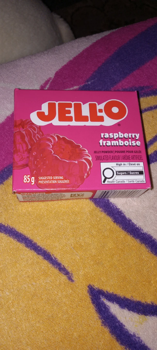 Jell-O Raspberry Jelly Powder 85g