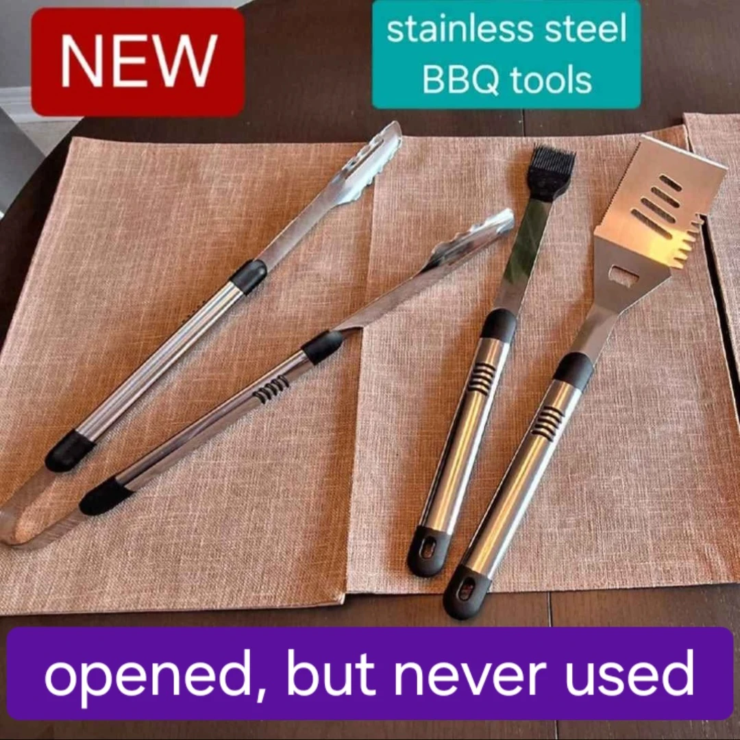 BBQ Tools set - MasterChef stainless steel - NEW - photo 3
