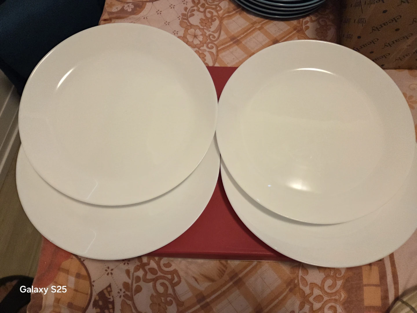 Set of 4 White Dinner Plates - photo 2