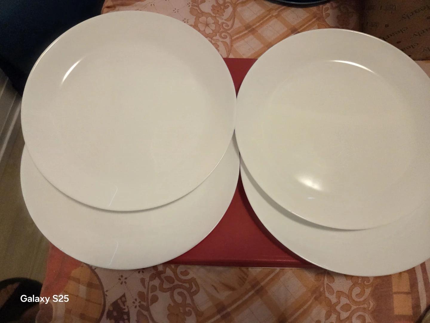 Set of 4 White Dinner Plates - photo 3