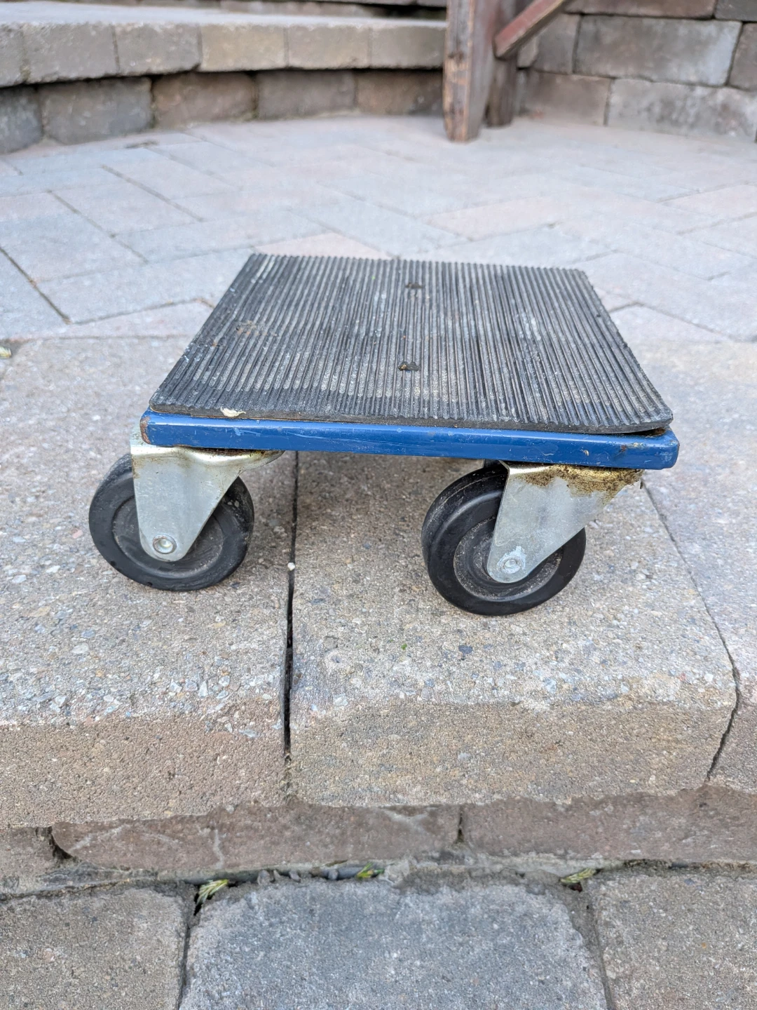 Blue Furniture Dolly with Caster Wheels