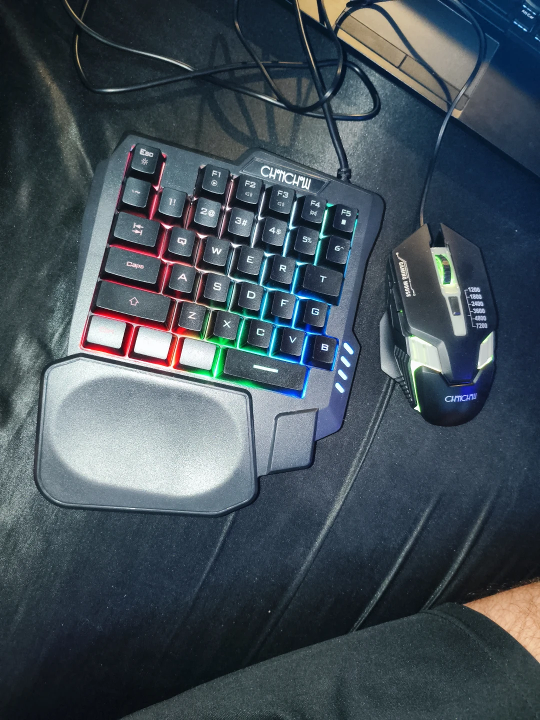 One Hand Gaming Keyboard and Mouse Combo