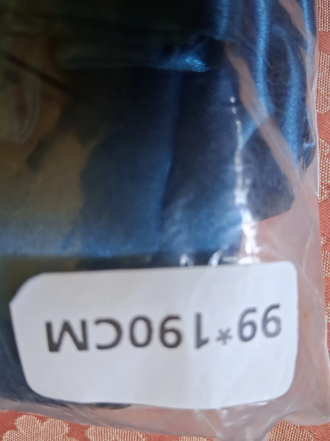 Satin sheet Set 3pc 19"x90" Lake Blue - photo 3