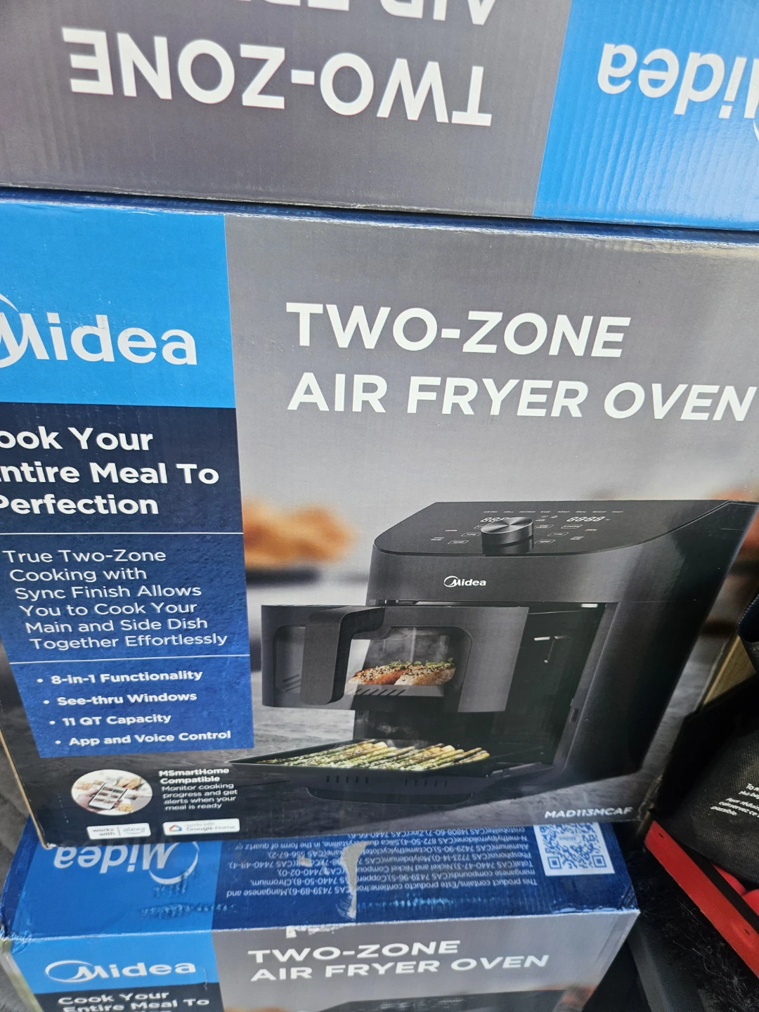 Brand New Midea Two-Zone Air Fryer Oven - photo 2