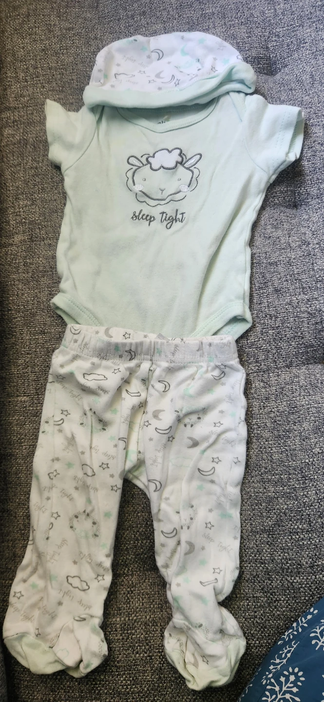 Baby Sleepers and Onesies Bundle 3-6 months - photo 3