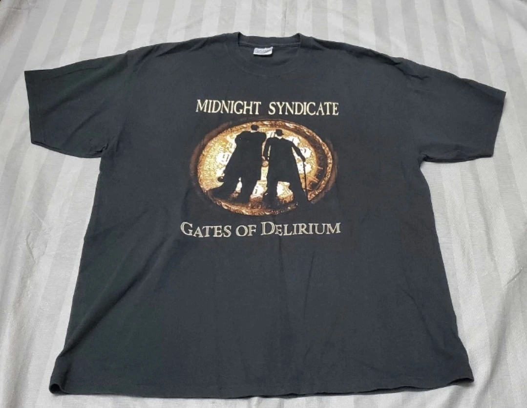 Midnight syndicate gates of delirium tshirt sz XL - photo 2