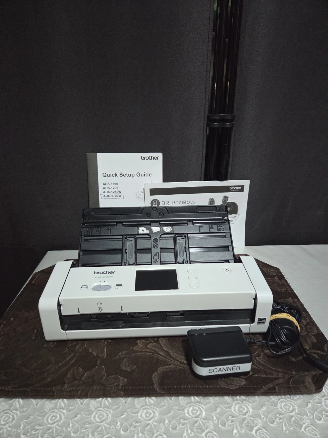 Brother ADS-1700W Wireless Compact Document Scanner - photo 2